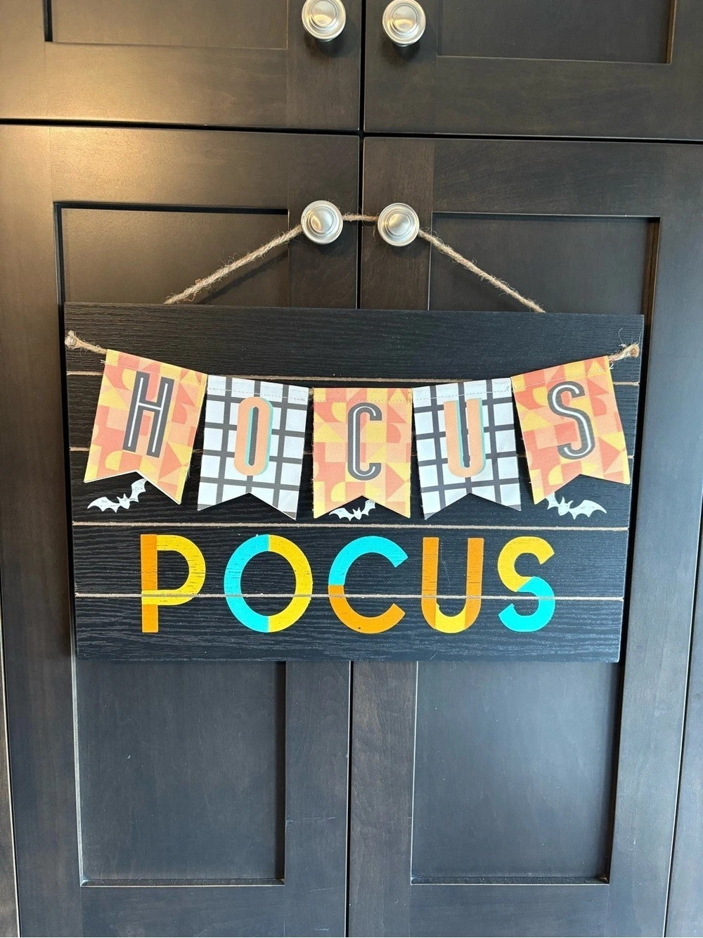 Ashland Hocus Pocus Wall Decor Black & Orange